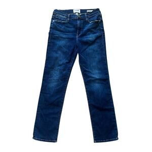 Frame Women’s Le High Straight Leg Jeans Medium Dark Wash Size 29